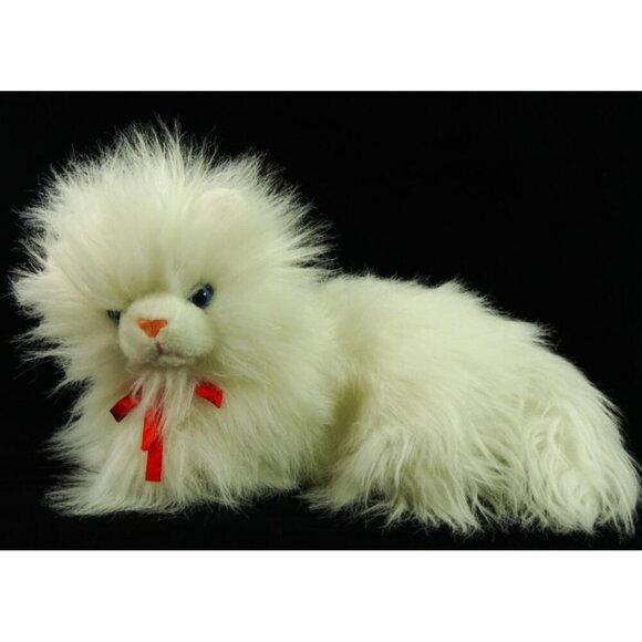 Playful Plush Other - Chrisha Playful Plush White Persian Cat Fluffy Stuffed Animal Vintage 1988